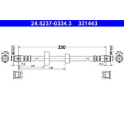 ATE | Bremsschlauch | 24.5237-0334.3