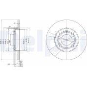 Delphi | Bremsscheibe | BG2911