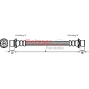 Metzger | Bremsschlauch | 4110023