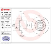 Brembo | Bremsscheibe | 08.9488.11