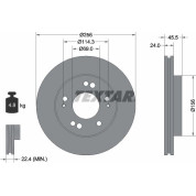 Textar | Bremsscheibe | 92063000