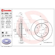 Brembo | Bremsscheibe | 09.9996.11