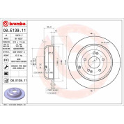 Brembo | Bremsscheibe | 08.E139.11