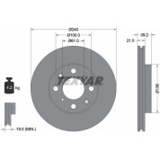 Textar | Bremsscheibe | 92110300