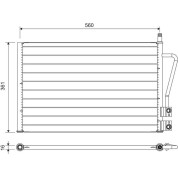 Valeo | Kondensator, Klimaanlage | 814083