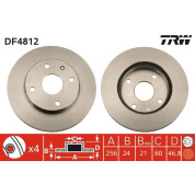 TRW | Bremsscheibe | DF4812