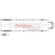 Metzger | Seilzug, Feststellbremse | 11.5867