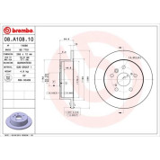 Brembo | Bremsscheibe | 08.A108.10