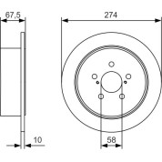 BOSCH | Bremsscheibe | 0 986 479 A82