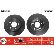 TRW | Bremsscheibe | DF4051