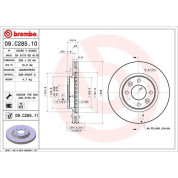 Brembo | Bremsscheibe | 09.C285.11