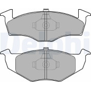 Delphi | Bremsbelagsatz, Scheibenbremse | LP1591
