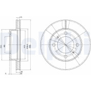 Delphi | Bremsscheibe | BG2891