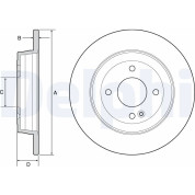 Delphi | Bremsscheibe | BG4564