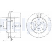 Delphi | Bremsscheibe | BG3202