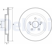 Delphi | Bremsscheibe | BG4650C