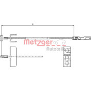 Metzger | Seilzug, Feststellbremse | 11.6802