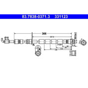 ATE | Bremsschlauch | 83.7838-0371.3