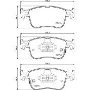 Brembo | Bremsbelagsatz, Scheibenbremse | P 24 218