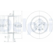 Delphi | Bremsscheibe | BG3183