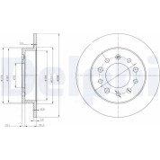 Delphi | Bremsscheibe | BG3862