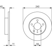 BOSCH | Bremsscheibe | 0 986 478 444