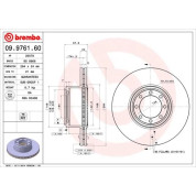 Brembo | Bremsscheibe | 09.9761.60