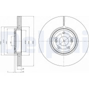 Delphi | Bremsscheibe | BG9687