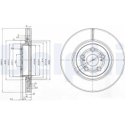 Delphi | Bremsscheibe | BG3914