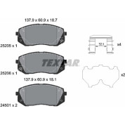 Textar | Bremsbelagsatz, Scheibenbremse | 2520504