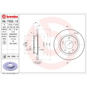 Brembo | Bremsscheibe | 08.7352.11