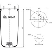 febi bilstein | Federbalg, Luftfederung | 20941