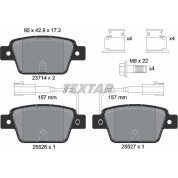 Textar | Bremsbelagsatz, Scheibenbremse | 2371403