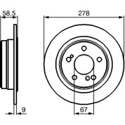 BOSCH | Bremsscheibe | 0 986 478 565