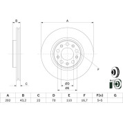 BOSCH | Bremsscheibe | 0 986 479 D99