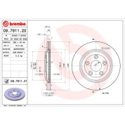 Brembo | Bremsscheibe | 09.7911.21