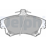 Delphi | Bremsbelagsatz, Scheibenbremse | LP1398