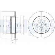 Delphi | Bremsscheibe | BG4291