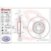 Brembo | Bremsscheibe | 09.D985.11