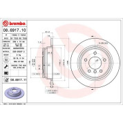 Brembo | Bremsscheibe | 08.6917.11