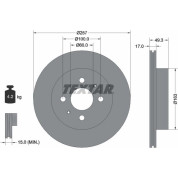 Textar | Bremsscheibe | 92131200