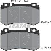 Textar | Bremsbelagsatz, Scheibenbremse | 2347801