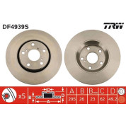 TRW | Bremsscheibe | DF4939S