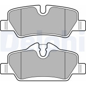 Delphi | Bremsbelagsatz, Scheibenbremse | LP2762