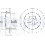 Delphi | Bremsscheibe | BG3691