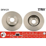 TRW | Bremsscheibe | DF4121