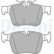 Delphi | Bremsbelagsatz, Scheibenbremse | LP2763
