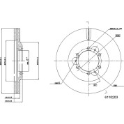 Metzger | Bremsscheibe | 6110203