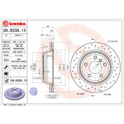 Brembo | Bremsscheibe | 09.B338.1X