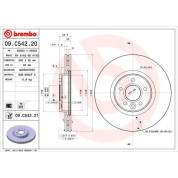 Brembo | Bremsscheibe | 09.C542.21